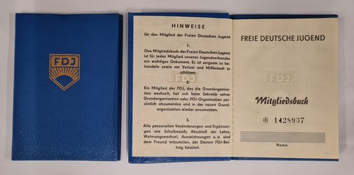 Original ddr blanko fdj - ddr,