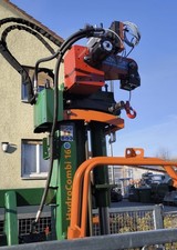 Hydraulische Seilwinde HAW1700 el Funk Anbau an Posch HydroCombi 18 Holzspalter