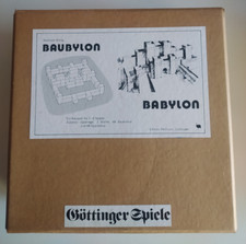BAUBYLON - Edition Perlhuhn (1981) - Holzspiel von Wittig / Göttinger - Komplett
