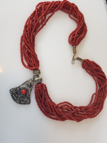 Antik korallen collier - korallen,