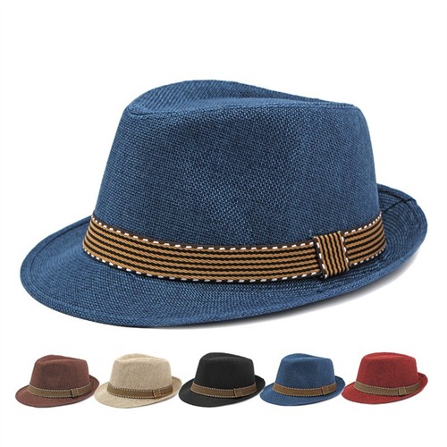Unisex sommer stroh - unisex, sommer-stroh-fedora-hut