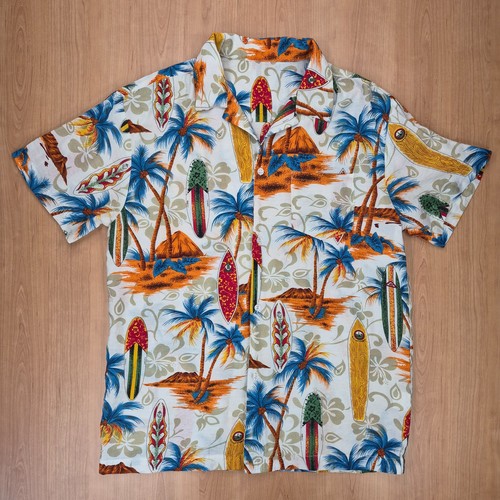 Dazy hawaiihemd herren - hawaiihemd, weiß
