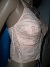 RAR Vintage Triumph Golf Delia Long BH Gr 6 rosa Pin Up Bustier Corsage NEU (e58