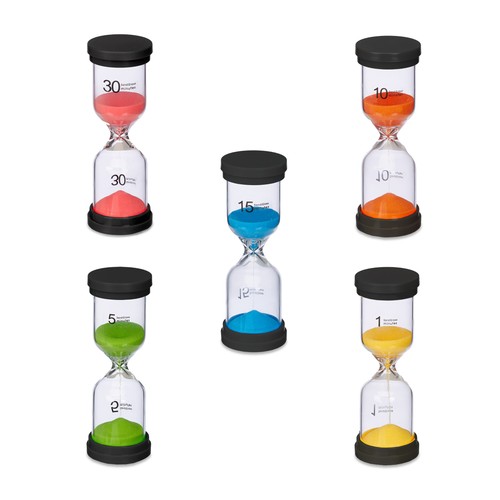 Sanduhren set teilig teeuhr - 5-teilig,