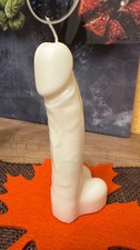 Penis Kerze ca. 17,5 cm Weiß