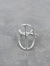 Handmade sterling silver peace - sterling,