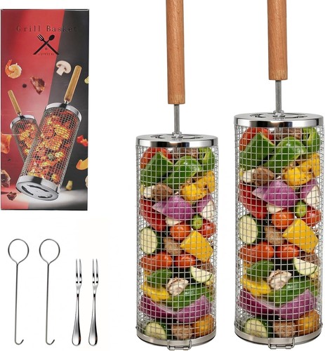 Grillkorb 2er set - 2er,
