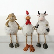 Kantenhocker Schaf Hahn Kuh