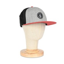 Volcom Quarter Twill Snapback Cap - Cranberry