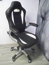 Bürostuhl Racing, stufenlos höhenverstellbar, hochklappbare Armlehnen B