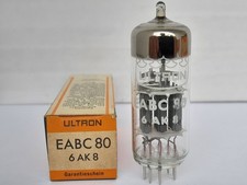 EABC80  Röhre  ULTRON / RSD / EGRO - RFT  - NEU  /  NOS - EABC 80