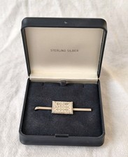 Krawattennadel Klammer Bahlsen Leibniz Butterkeks 925 Silber in Box  Keks  Punze