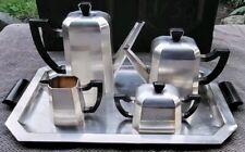 WMF Art Deco Kaffee Und Teeservice Ca. 1935 Silver Plated 