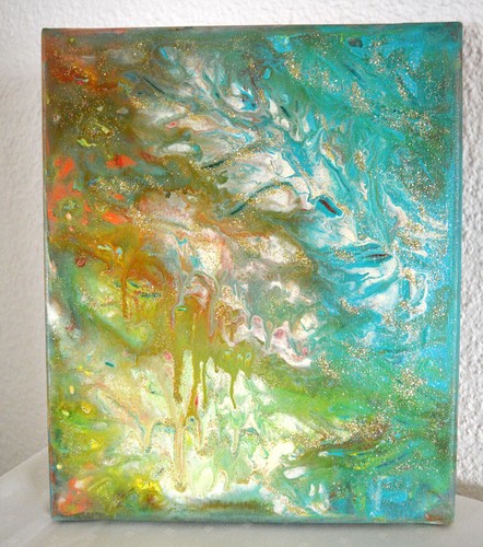Abstrakte malerei kunst acryl - malerei,