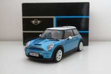 Kyosho BMW Mini Cooper S R50 R53 Electric Blue metallic OVP 1:18 Modellauto