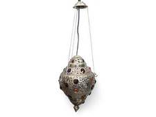 Orient Kolonialstil Decken Hängelampe lampe 1001-Nacht Silber 24/4