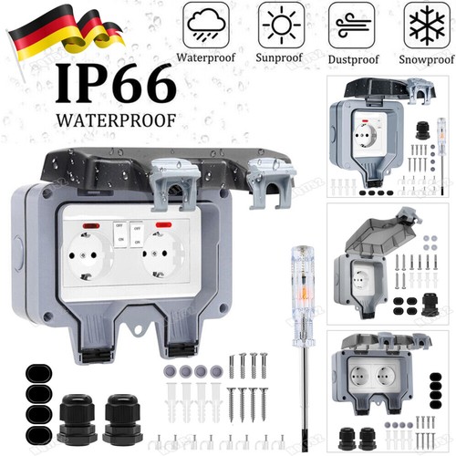 Ip66 wandsteckdose outdoor - ip66,