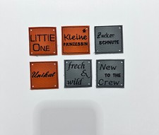 Aufnäher Aufbügler Label