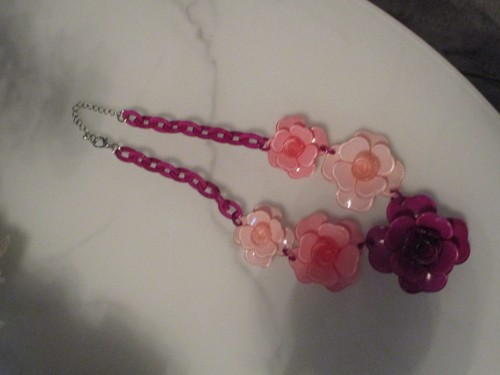 Kunststoffkette große blumen - kunststoffkette,