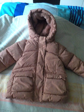 Baby Wintermantel Jacke Anorak  Rosa Gr. 74