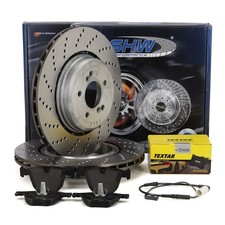 SHW Bremsscheiben + TEXTAR