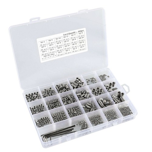 666 tlg madenschrauben set - 666,