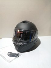 Motorradhelm  Sena Outrush R Bluetooth Klapphelm mit Intercomsystem (Schwarz, L)