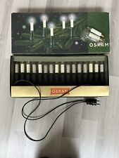 Vintage Original Osram Lichterkette 16 Schaftkerzen 