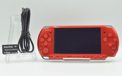 Sony psp 3000 radiant - psp-3000, red
