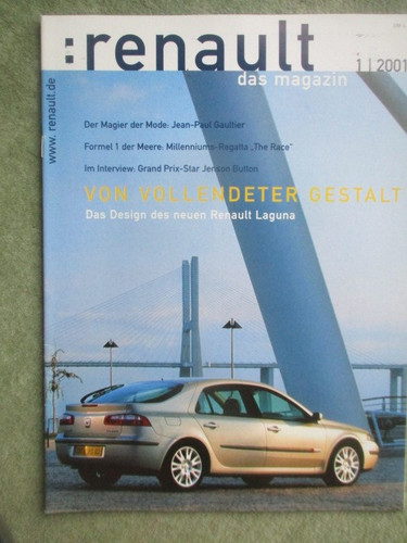 Renault magazin 2001 laguna - magazin, 1/2001