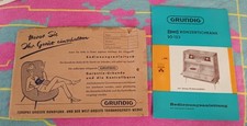 Grundig Konzertschrank SO 123 mit Stereo-Plattenwechsler    Bedienungsanleitung