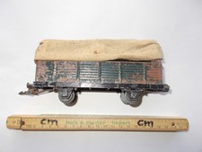 Modelleisenbahn Antik Spur 0 Güterwaggon mit Plane SNCF LR Louis Roussy Hornby