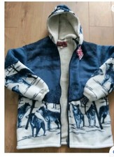 DAMEN FRAUEN DOPPEL FLEECE