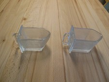 2 kleine Glasschütten von