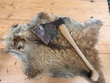 Verzierte Fleischeraxt  / Fleischerbeil, Rarität, Antik ,Larp