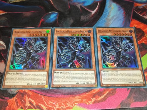 3x rotäugiger - yu-gi-oh!,