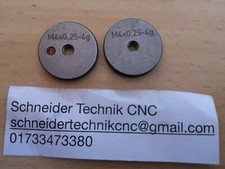 Gewindelehrring Prüfring GUT/AUSSCHUSS M 4 x0,25 - 4g