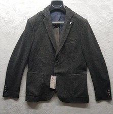 UVP:180€ Alessandro Gilles Blazer 'Giacca Slim' Herren kariertes Jacke Gr 50