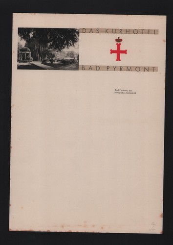 Bad pyrmont briefbogen - bad,