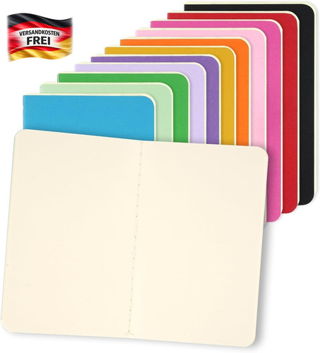 Notizblock set farben - a6,