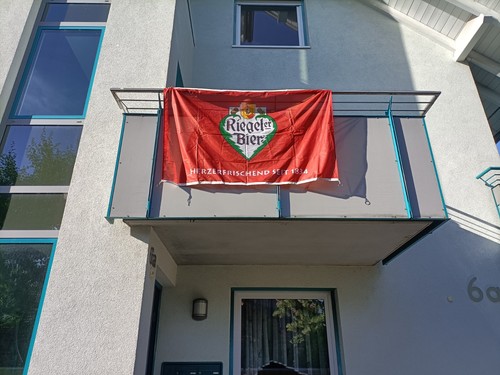 Riegeler bier werbebanner - bier,