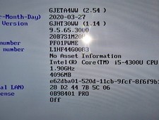 Lenovo Thinkpad T440 Intel I5