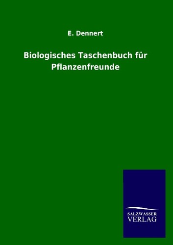 Biologisches taschenbuch für - taschenbuch,