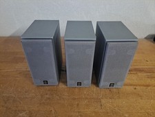 3 Stück Yamaha Lautsprecher NX-430P  Regallautsprecher Boxen Silber 