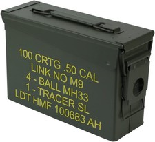 HMF Munitionskiste US Ammo Box Metallkiste Werkzeugkasten Transportbox Deko