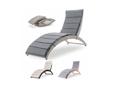 Liegestuhl aus Technorattan