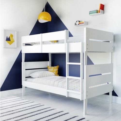 Weißes abnehmbares etagenbett - weißes,
