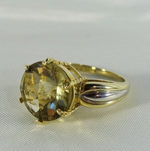 Ring mit beryll 375 gold - 375,