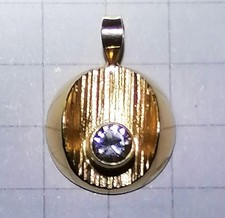 Kleiner Karl Laine Anhänger 585 Gold Finnland Design - Skandinavien