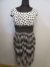 Weise Kleid festlich Kurzarm